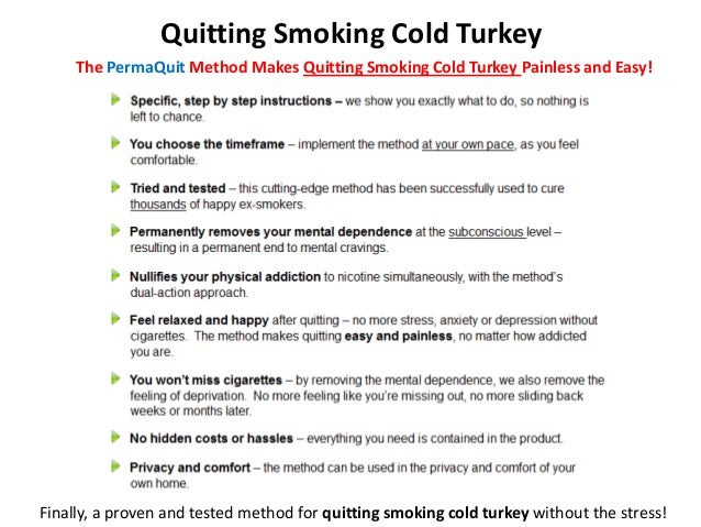 Real Dick Suckers Ways To Stop Smoking Cold Turkey